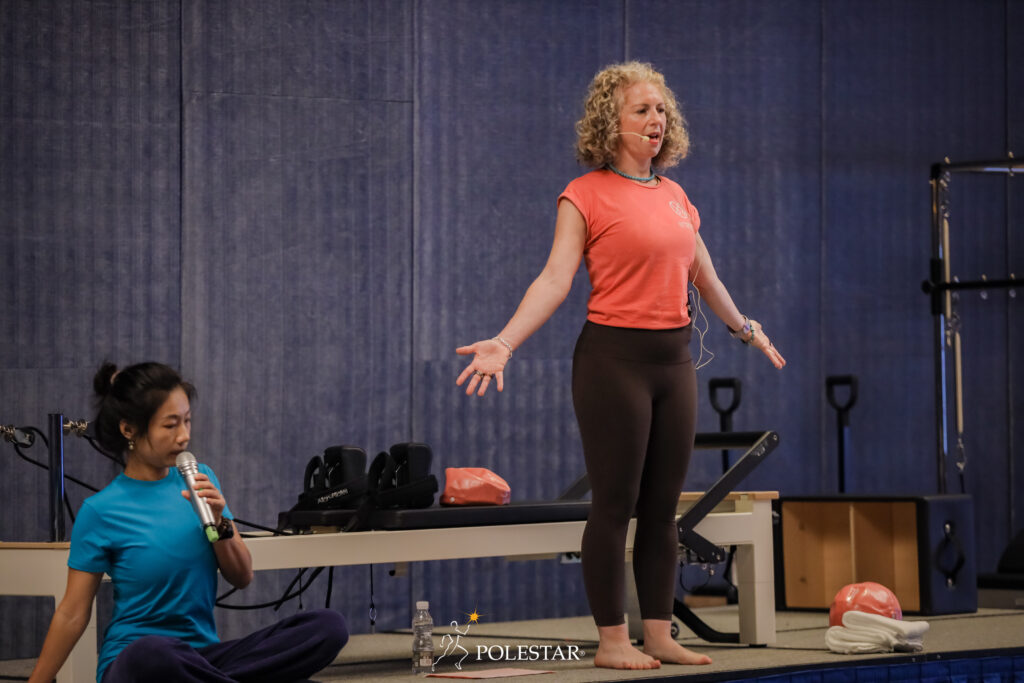 Claire Sparrow teaching for Polestar in Asia